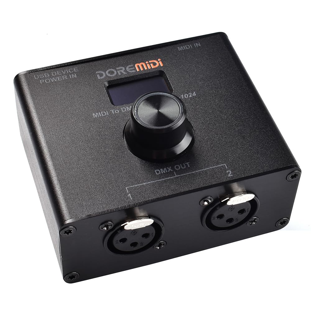 ✨DOREMiDi MIDI to DMXコントローラー (MTD-1024) Amazon.com: DOREMiDi MIDI To DMX Controller (MTD-1024) Can Convert